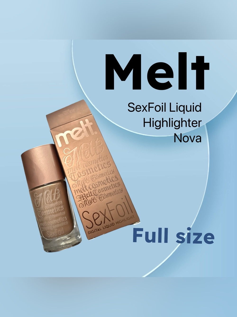 🇺🇸🆕📦NIB MELT |FULL| Face & Body Radiant Shine Bronze SexFoil Liquid Highlighter